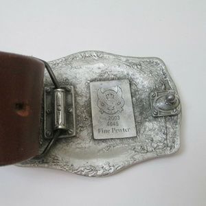 Carhartt Accessories - Carhartt Leather Belt Pewter Buckle 38 Western Bri Carhartt Accessories - Carhartt Leather Belt Pewter Buckle 38 Western Bri